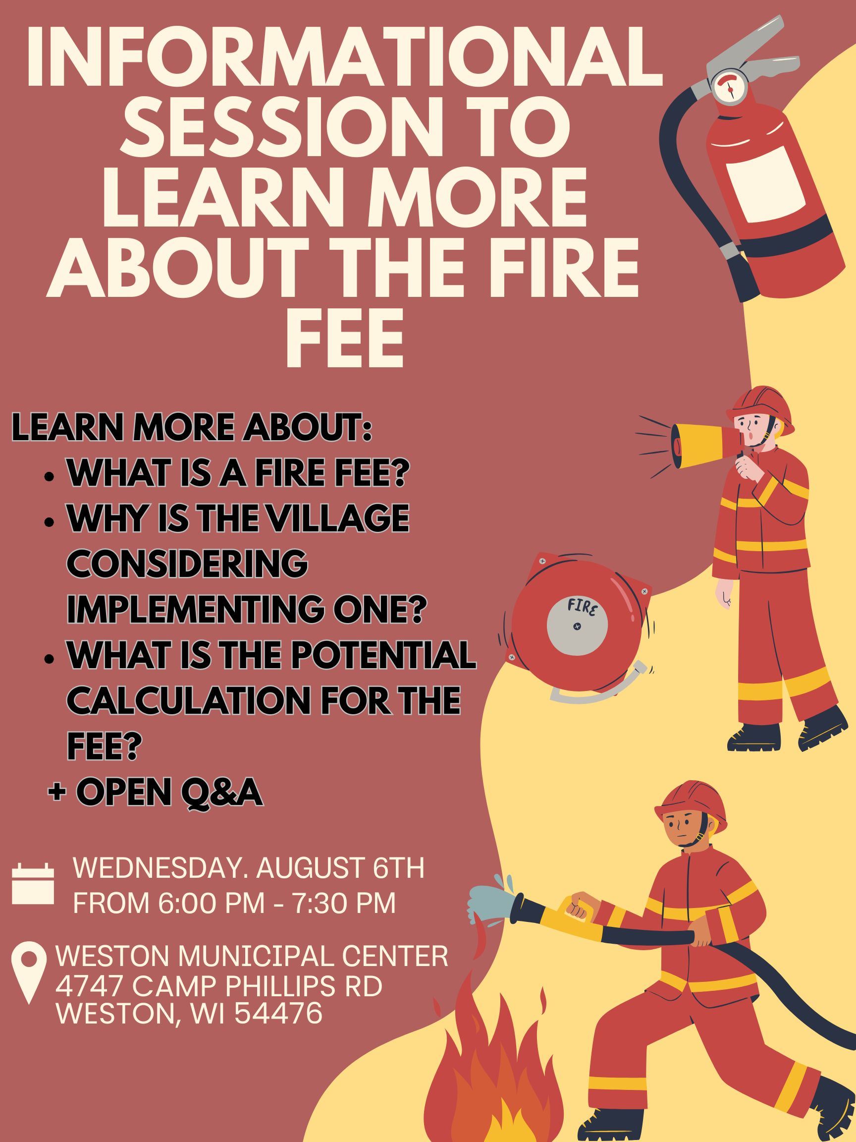 Fire Fee Meeting